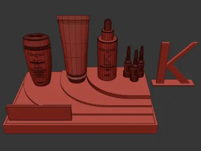 Kerastase product set 3D model