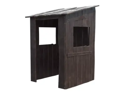 shack wooden 3D model