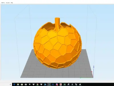 Tree Voronoi Art Lampshade  3D print model