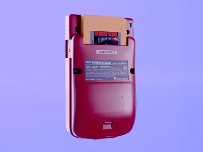 Gameboy Color - Blender 3D model