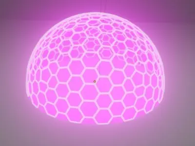 Purple force field 3D model