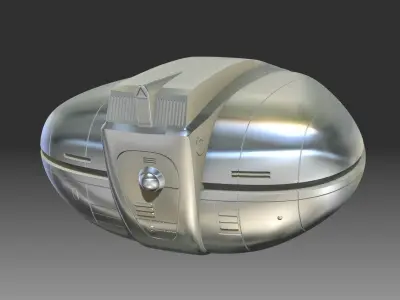 The Tripods silver ball 3D print model