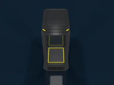 Sci Fi Container  3D model