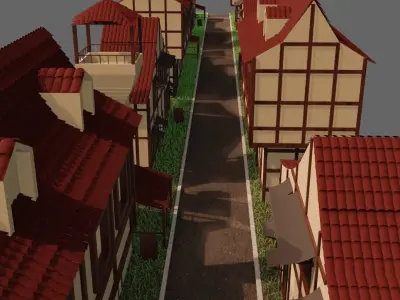 City Attack Of Titan 3D model