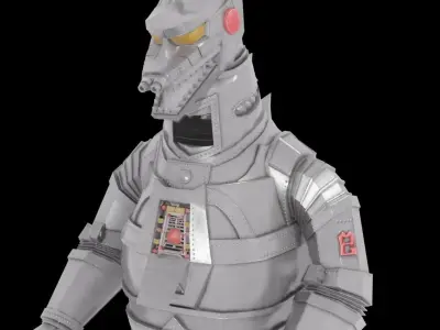 Mechagodzilla Classic Toho Low-poly 3D model