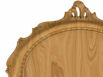 Carved picture frame STL 3D model 147