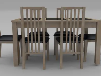 Interior Props Pack Low-poly 3D model