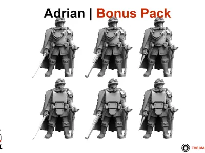 Valour Korps - Marshal Karl 3D print model