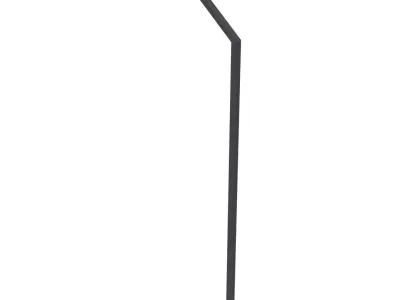 Street Furniture - Outdoor Lighting - Street Lamp I Low-poly 3D model