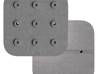 ORBI QUADRATA Wall Light 3D model