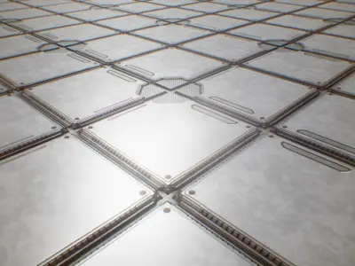 PBR Sci-Fi Spaceship Texture 55 Low-poly 3D model