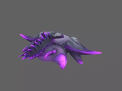 Space Ship 3D model 12