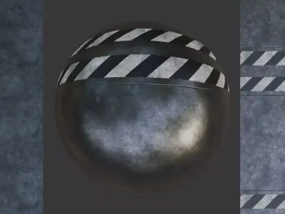 Metal Plate PBR Material Texture