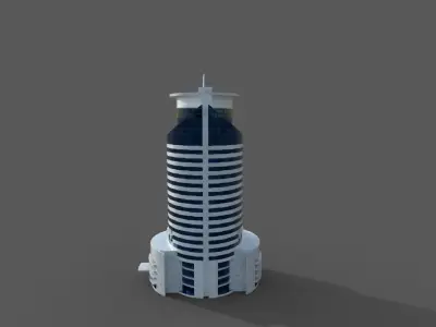 VNPT Building Low-poly 3D model