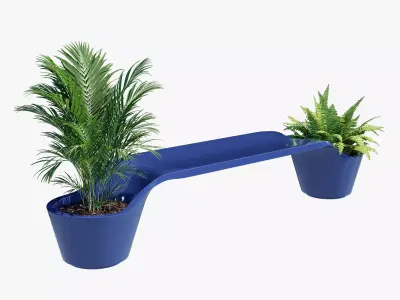 Ponte bench 3D model