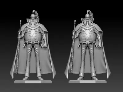 T Bone - Marine Vice Admiral - One piece 3D print model