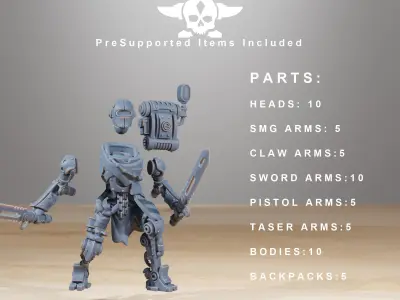 Scavenger Junkbots Builder Kit 3D print model