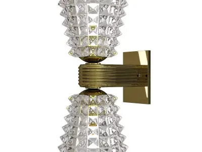 Murano Rostrato wall sconce Low-poly 3D model