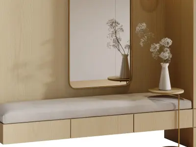 Composition in the hallway 3D model purchase