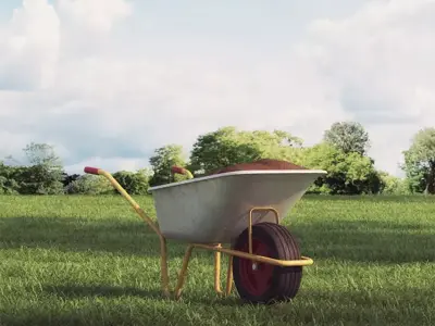wheelbarrow 22 am 146 3D model