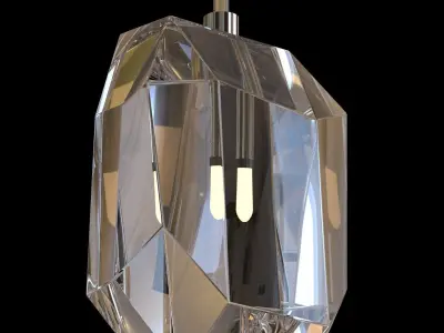 Crystal lux lamp 3D model