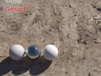 Ultra realistic Ground Scan 3D model