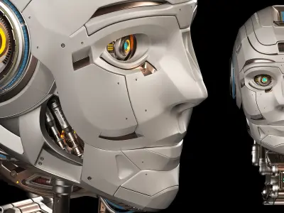 Robot Head 3 3D model