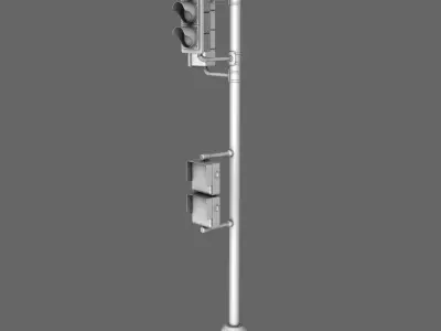Traffic Lamp 3D model