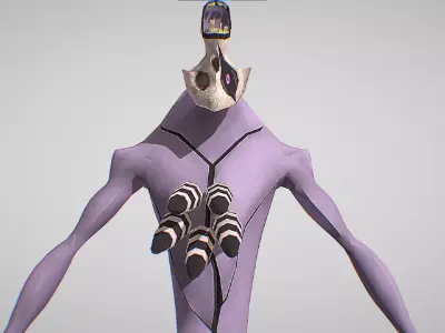 Zs Skayr or Ghostfreak - Ben 10 Alien Force - Vilgax Attacks Low-poly 3D model