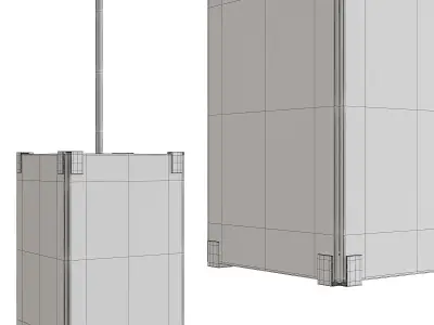 Achilles Pendant Light Low-poly 3D model