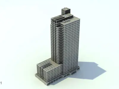  Buildings City - 28 Models Collection 