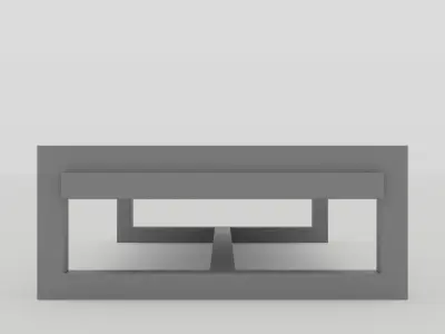 Rustica Series Coffee Table Free 3D model