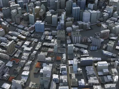 City 95 Low-poly 3D model