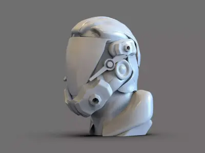 Sci Fi Helmet 3D print model purchase