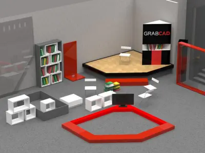 Interior style  Free 3D model