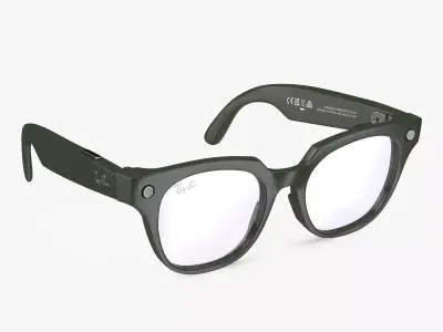 Ray Ban Stories Meteor Smart Glasses Olive 3D model
