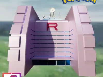 Pokemon Team Rocket HQ 3D print model