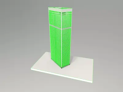 Wells Fargo Building Los Angeles 3D model