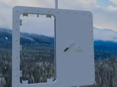 Watertight door Titanic  3D model