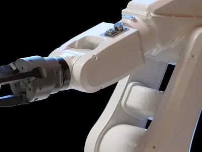  2 Industrial Robots Set 