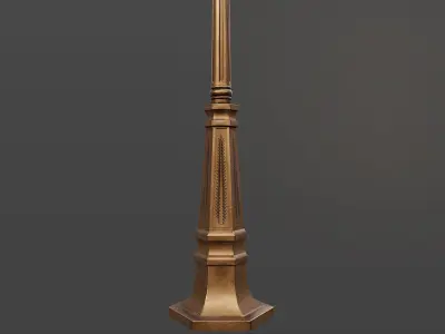 Street Lamps Low-poly 3D model