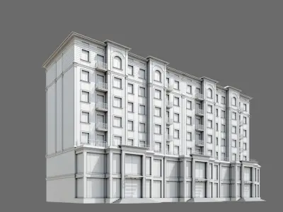 Residental Building ID041 3D model