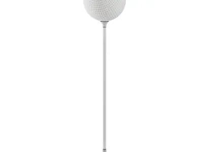 Ballroom Floor lamp Purple Gold and Amber Gold from Design By Us 3D model