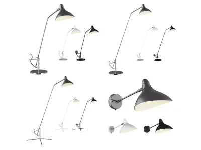 764 Manti Lightstar Collection of Lamps 3D Model Pack