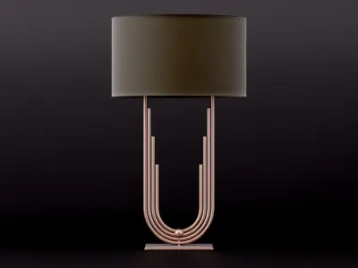 Lamp art deco 3D model