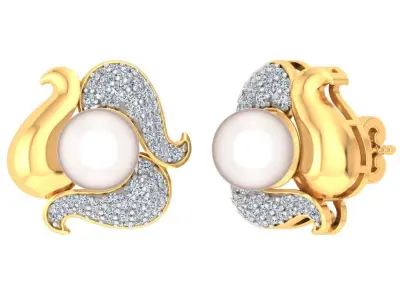 Ring Earrings Pendant Combo - PS09 3D print model