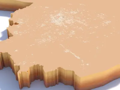 Shanghai City China 3D model