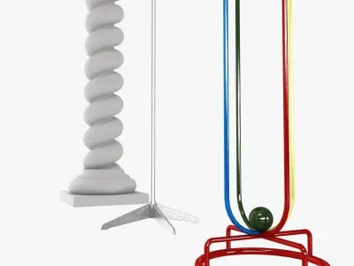 floor lamps 3D model
