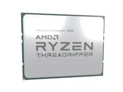 AMD TR4 CPU 5990X V1 001 3D model