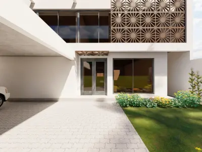 Urban House Concept 3D model